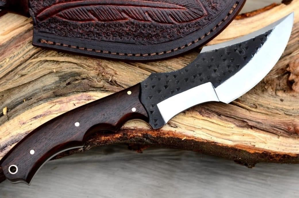 J2 Hand forged camping Tracker knife
