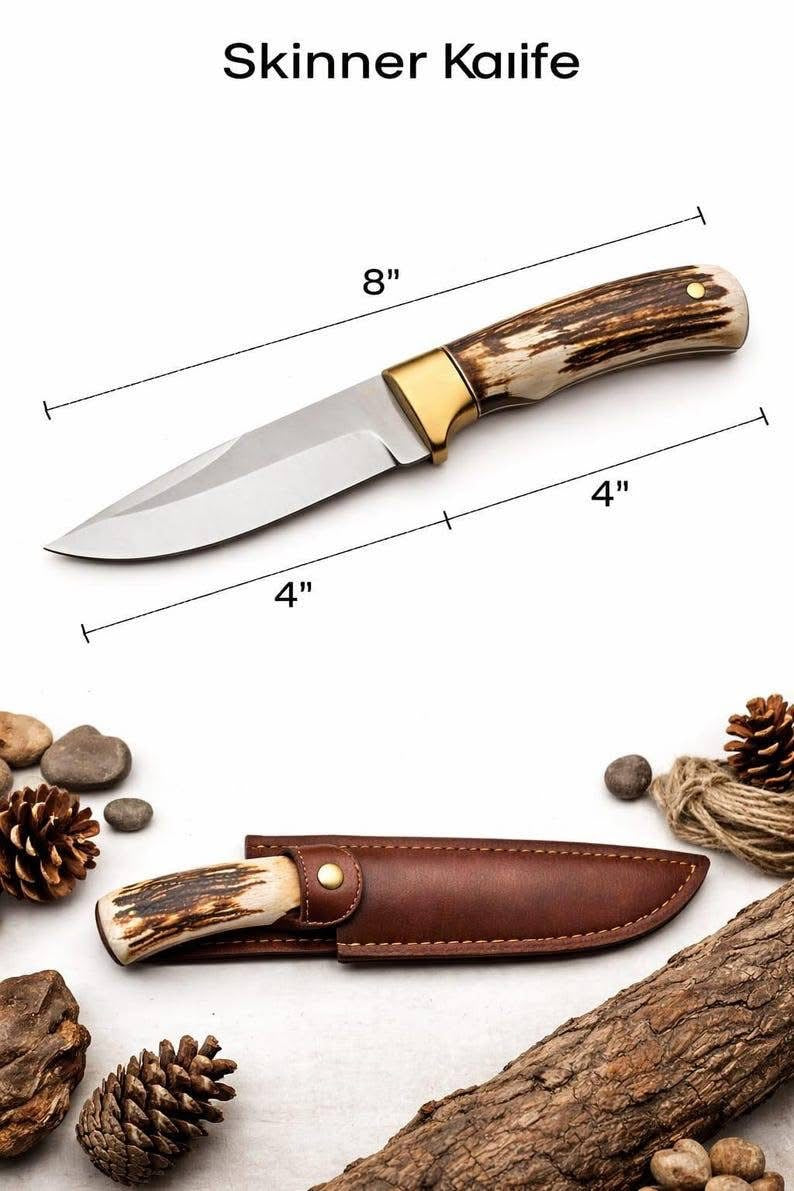 Custom handmade J2 steel Hunting knife