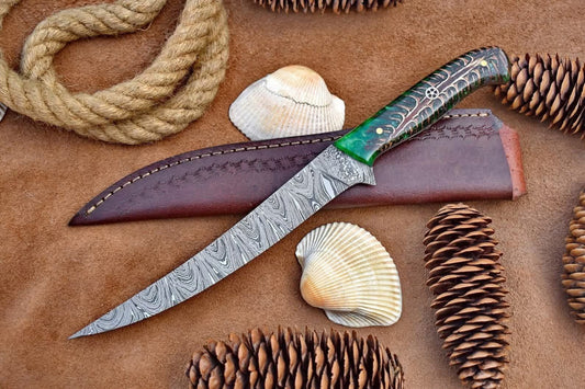 Damascus steel handmade Fillet knife