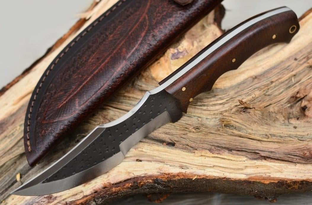 J2 Hand forged camping Tracker knife