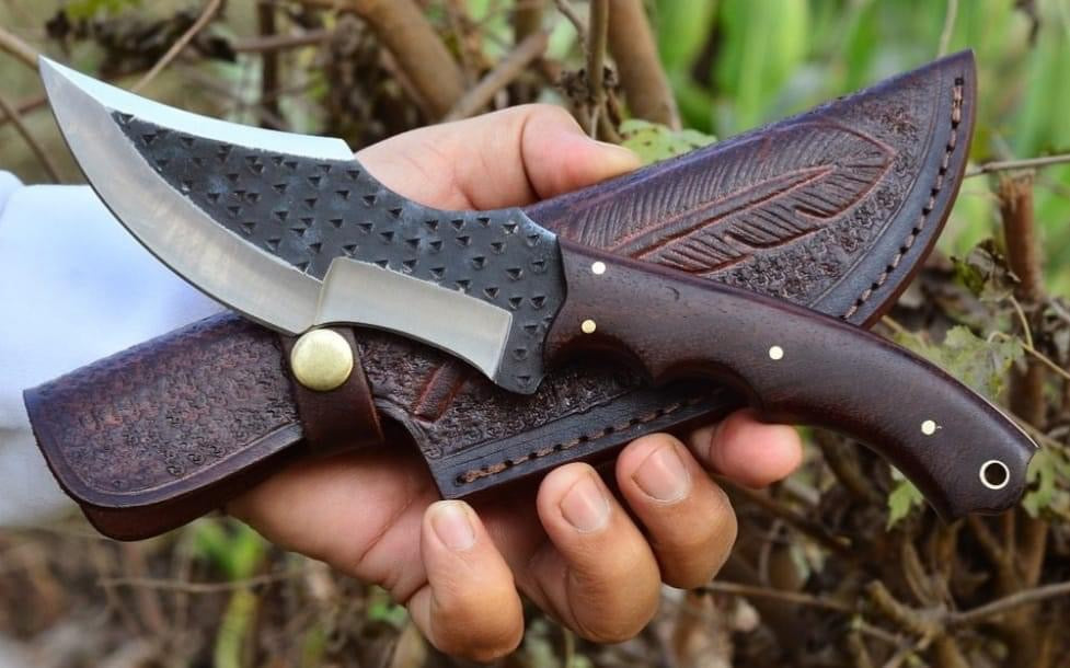 J2 Hand forged camping Tracker knife