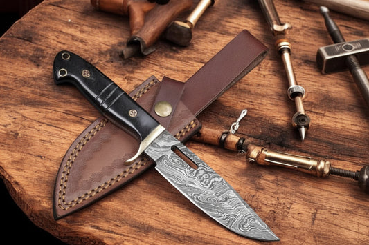 Damascus steel handmade Hunting knife