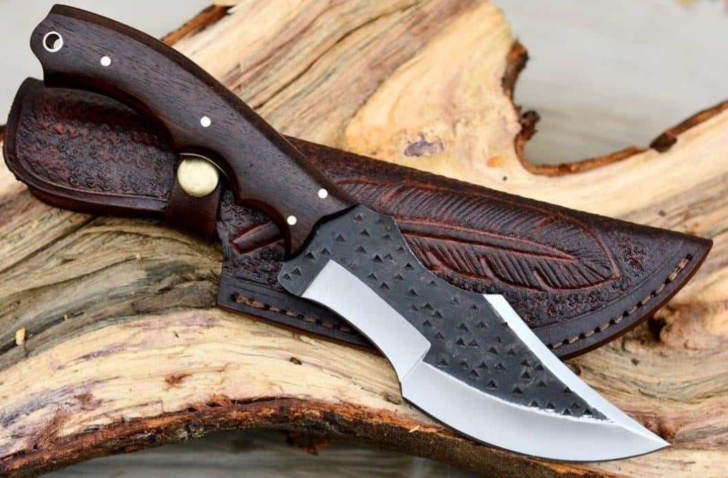 J2 Hand forged camping Tracker knife