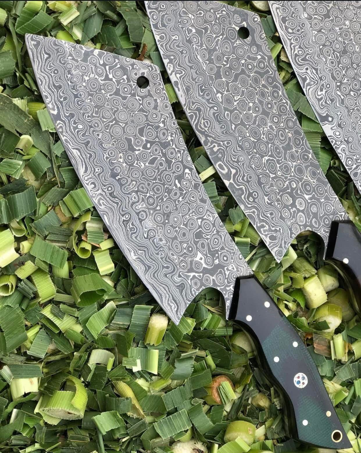 Damascus steel handmade cleaver/chopper knife